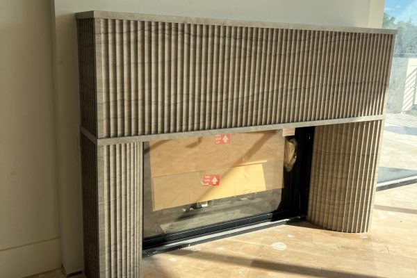 Fireplace fluted 3